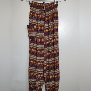 Hippocampo Bohemian Patterned Women's Harem Pants